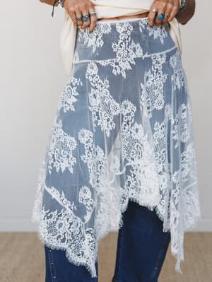 Lace Over Skirt: undefined