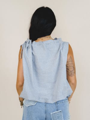 Golda Blouse - Navy M / Navy