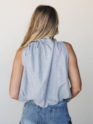 Golda Blouse - Navy M / Navy