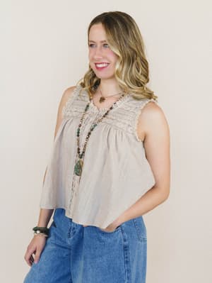 Soft Light Top - Oatmeal S / Oatmeal