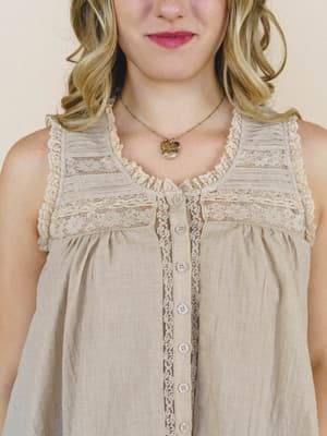 Soft Light Top - Oatmeal S / Oatmeal