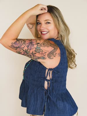 Great Escape Top - Denim L / Denim