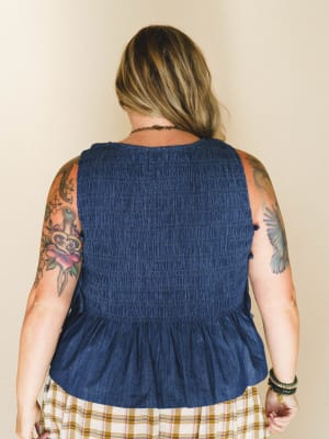 Great Escape Top - Denim L / Denim