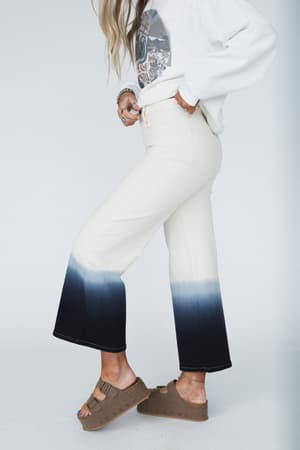 Wild Card Dip Dyed Jeans: undefined