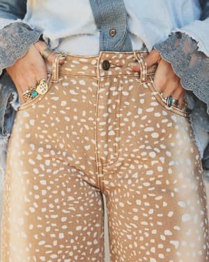 Bambi Deer Jeans - Camel L / Camel
