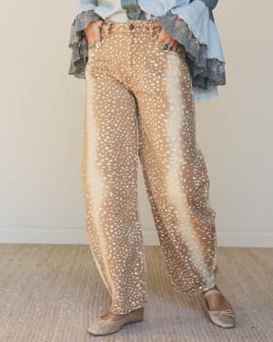Bambi Deer Jeans - Camel L / Camel