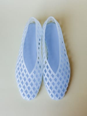 Jelly Ballet Flats  - Blue 5 / Blue