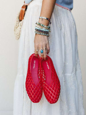 Jelly Ballet Flats: undefined
