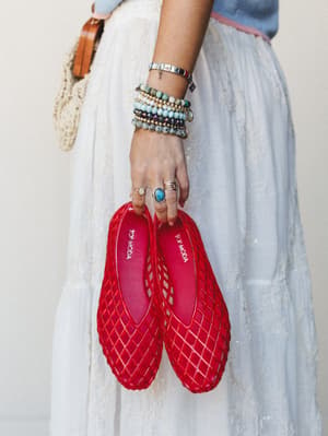 Jelly Ballet Flats: undefined