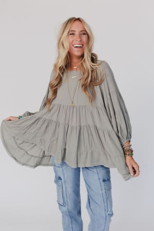 In The Clouds Tunic Top: undefined
