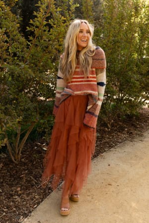 boho-ballerina-skirt-camel/Camel