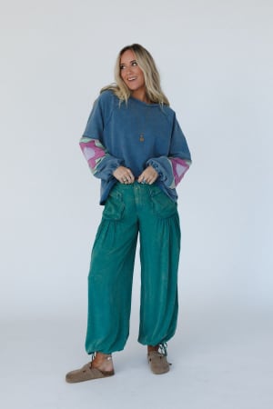 east-bay-loose-fit-cargo-jeans-green/Green