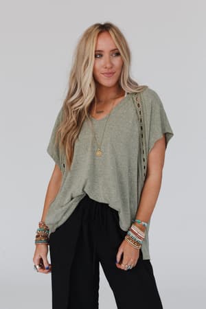 camden-lace-v-neck-top-olive/Olive