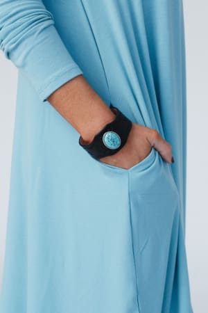 Down The Road Turquoise Cuff: undefined