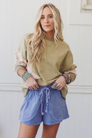 petal-drift-shorts-blue/Blue
