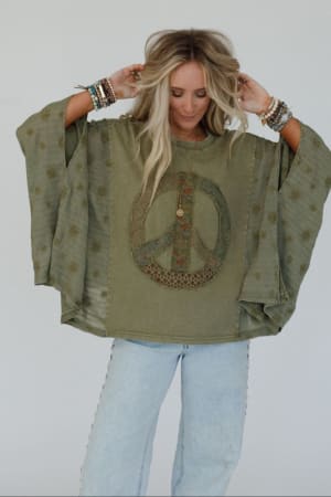 peace-path-embroidered-top-olive/Green