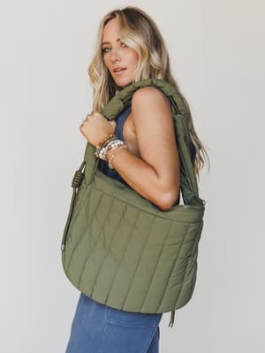 Lexi Shoulder Bag - Olive OS / Olive