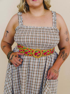 Shining Bright Belt - Bright Yellow OS / Yellow Multi