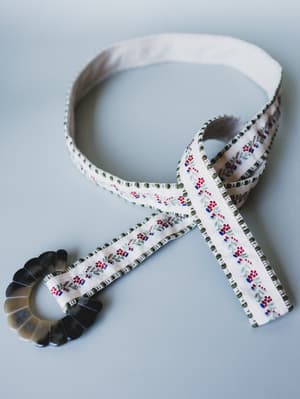 Spring Flower Belt - Olive OS / Olive