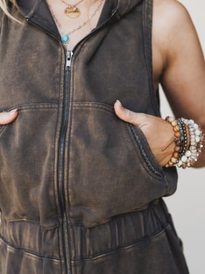 Ryder Hooded Jumpsuit - Ash L / Ash