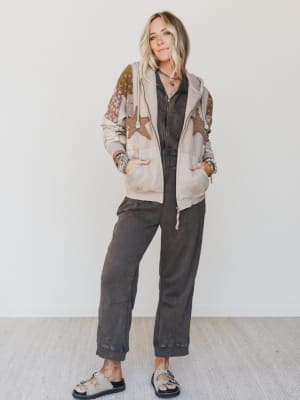 Ryder Hooded Jumpsuit - Ash L / Ash