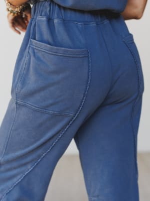 Ryder Hooded Jumpsuit - Denim L / Denim