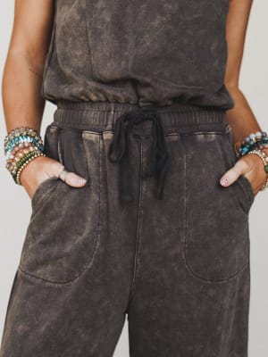 June Moon Jumpsuit - Ash Black L / Ash Black