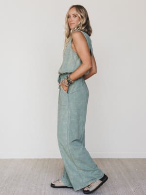 june-moon-jumpsuit-sage/Sage