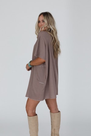 laid-back-luxe-dress-two-tone-mocha/Two Tone Mocha