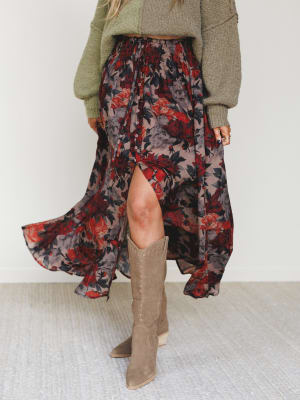 Lunar Bloom Skirt: undefined