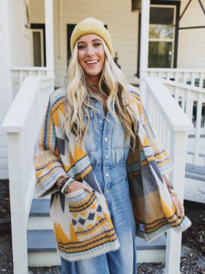 Keep It Up Oversized Cardigan: undefined