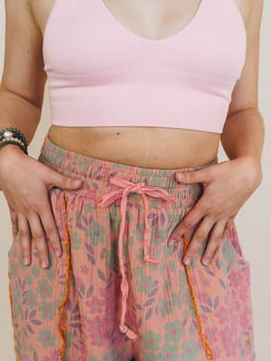 Wild Rose Whisper Pants - Orange XL / Orange