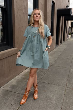 Sweetheart Breeze Tee Dress: undefined