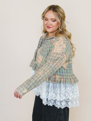 Vintage Rose Cascade Top: undefined