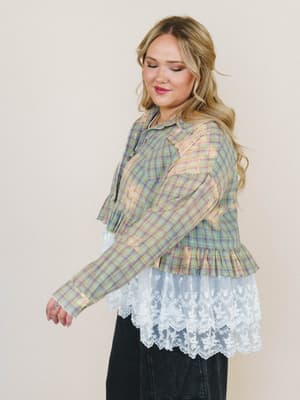 Vintage Rose Cascade Top: undefined