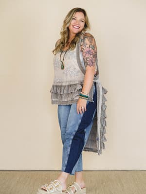 Jolie Prairie Top: undefined