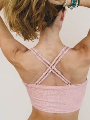 Picking Flowers Bralette - Pink L / Pink