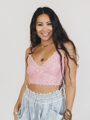 Picking Flowers Bralette: undefined