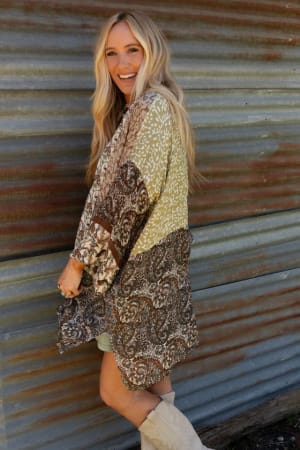free-spirit-floral-kimono-brown/Brown