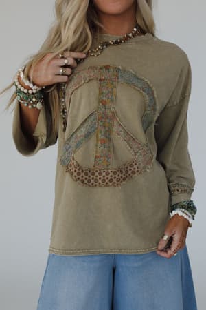 josephine-peace-patchwork-top-olive/Olive