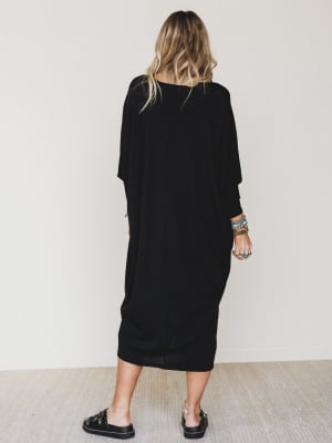 Harper Duster Dress - Black M/L / Black