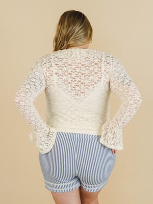 Love Poems Top - Cream L / Cream