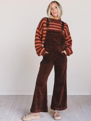 wanderheart-corduroy-overalls-brown/Brown