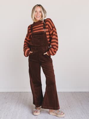 wanderheart-corduroy-overalls-brown/Brown
