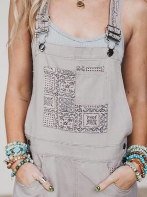 The Nest Easy Sunday Overalls - Taupe S / Taupe