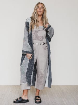 The Nest Easy Sunday Overalls - Taupe S / Taupe