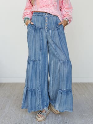Maiden Moment Pants - Denim M / Denim