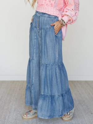 Maiden Moment Pants - Denim M / Denim