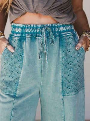 Just The Thing Pants - Peacock L / Peacock