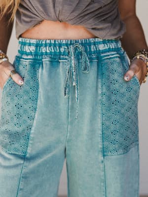 Just The Thing Pants - Peacock L / Peacock